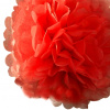 Pompon (pompom) - koule červená - 20 cm