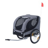 Molavo Přívěsný vozík za kolo pro psa | šedo-černý