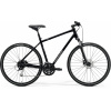 MERIDA CROSSWAY 100 černá/stříbrná (171-190 cm) (Trekové kolo MERIDA CROSSWAY 100 Glossy Black(Matt Silver) L(55))