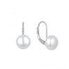 NB-3451 Stříbrné perlové náušnice