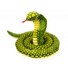 Plyšový had Kobra zelená 280 cm