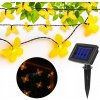 SOLÁRNA GIRLANDA LED svetlo do ZÁHRADY motýlik Svetelná Solárna Záhradná SOLÁRNA GIRLANDA LED svetlo do ZÁHRADY motýlik Svetelná Solárna Záhradná