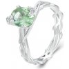 For Silver Prsteň so zeleným kryštálom - Striebro 925 Velikost prstenu: 51,9mm For Silver Prsteň so zeleným kryštálom - Striebro 925 Velikost prstenu: 51,9mm