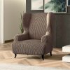 Bielastické poťahy COSTINA oriešková kreslo ušiak (š. 60 - 110 cm) Doprava zadarmo Bielastické poťahy COSTINA oriešková kreslo ušiak (š. 60 - 110 cm) Doprava zadarmo