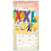 NOTIQUE rodinný plánovací XXL 2026, 33 × 64 cm NOTIQUE rodinný plánovací XXL 2026, 33 × 64 cm