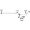 Stredný tlmič výfuku MTS SILENZIATORI S.P.A 01.51510 Stredný tlmič výfuku MTS SILENZIATORI S.P.A 01.51510