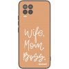 Picasee silikónový čierny obal pre Realme 8 Pro - Boss Mama Picasee silikónový čierny obal pre Realme 8 Pro - Boss Mama