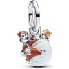 Pandora Strieborný prívesok Chip a Dale Disney 793532C01 Pandora Strieborný prívesok Chip a Dale Disney 793532C01