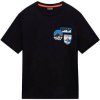 Napapijri tričko s krátkym rukávom Montepiana Graphic T-Shirt Black