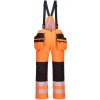 Portwest PW351 PW3 Hi Vis Reflexné zimné nohavice oranžová čierna