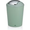 KELA Kosmetický koš s otočným víkem Marta 1,7 L zelená KL-24554 KELA Kosmetický koš s otočným víkem Marta 1,7 L zelená KL-24554