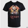 Metal Rock Off tričko Queen Classic Crest čierne