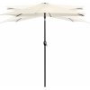 LONGWELL INDUSTRIAL LTD Skladací záhradný slnečník 210 cm - béžový LONGWELL INDUSTRIAL LTD Skladací záhradný slnečník 210 cm - béžový