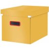 Leitz Žltý kartónový úložný box s vekom 32 x 36 x 31 cm Leitz Žltý kartónový úložný box s vekom 32 x 36 x 31 cm