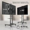 ONKRON TS1891-B Stojak Mobilny nachylny do TV 50 - 90 , max 100 kg, czarny ONKRON TS1891-B Stojak Mobilny nachylny do TV 50 - 90 , max 100 kg, czarny