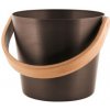 Rento saunové vedro hliníkové 5l tmavo hnedá
