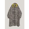 Karl Lagerfeld kabát PRINTED PARKA čierna