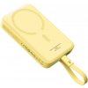 Baseus – Magnetic Mini power banka MagSafe, 2x USB-C, Lightning, 30W, 10000mAh – žltá Baseus – Magnetic Mini power banka MagSafe, 2x USB-C, Lightning, 30W, 10000mAh – žltá