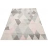 Wilsondo Šedo-ružový vzorovaný koberec Amor Rozmer: 80x150 cm Wilsondo Šedo-ružový vzorovaný koberec Amor Rozmer: 80x150 cm