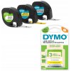 DYMO 91241 páska do štítkovača sada 3 ks Farba pásky: žltá Hyper, strieborná, biela Farba písma: čierna 12 mm 4 m DYMO 91241 páska do štítkovača sada 3 ks Farba pásky: žltá Hyper, strieborná, biela Farba písma: čierna 12 mm 4 m