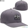 Fox šiltovka Non Stop tech flexfit, bledo šedá, L/XL Fox šiltovka Non Stop tech flexfit, bledo šedá, L/XL