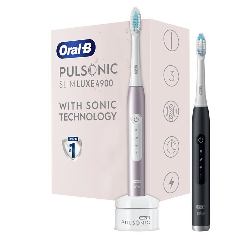 Oral-B Pulsonic Slim Luxe 4900 Duo Black & Rose Gold