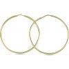 Lillian Vassago zlaté náušnice veľké lesklé kruhy LLV53-GER017