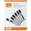 Popisovač na tabule, tekutý atrament, kužeľový hrot, 1-3 mm, NOBO, čierna, 10ks Popisovač na tabule, tekutý atrament, kužeľový hrot, 1-3 mm, NOBO, čierna, 10ks