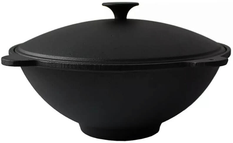 Perfect Cauldron Liatinový wok pokrievka panvica 3 v 1 37 cm