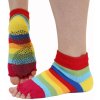 JOGA NO FINGER trainer bezprstové ponožky ToeToe Rainbow M 1 kus JOGA NO FINGER trainer bezprstové ponožky ToeToe Rainbow M 1 kus