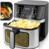 BEZOLEJOVÁ FRITÉZA AIR FRYER VEĽKÁ 7L SILNÁ 1800W S OKIENKOM BEZOLEJOVÁ FRITÉZA AIR FRYER VEĽKÁ 7L SILNÁ 1800W S OKIENKOM