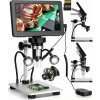 DIGITÁLNY MIKROSKOP 1200x 12MP HD EKRAN 7'' 10x LED COMPATYBILNÝ Windows/Mac DIGITÁLNY MIKROSKOP 1200x 12MP HD EKRAN 7'' 10x LED COMPATYBILNÝ Windows/Mac