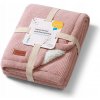 BabyOno Zateplená bavlnená pletená deka Ružová BabyOno Zateplená bavlnená pletená deka Ružová