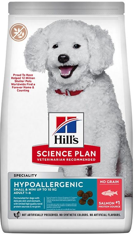 Hill\'s Science Plan Canine Adult Hypoallergenic Small & Mini Salmon 6 kg