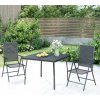 Kovová záhradná súprava nábytku VidaXL, čierna, 1 ks Kovová záhradná súprava nábytku VidaXL, čierna, 1 ks