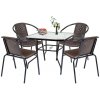 Súprava záhradného nábytku Rosetta 4+1 hnedá Súprava záhradného nábytku Rosetta 4+1 hnedá