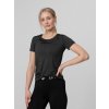4F H4L22-TSDF353 DEEP BLACK MELANGE Dámske tričko US L 4F H4L22-TSDF353 DEEP BLACK MELANGE Dámske tričko US L