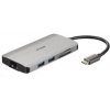 Rozbočovač D-Link DUB-M810 8 v 1 USB-C s rozhraním HDMI/ternetom/čítačkou kariet/prívodom napájania Rozbočovač D-Link DUB-M810 8 v 1 USB-C s rozhraním HDMI/ternetom/čítačkou kariet/prívodom napájania