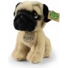 RAPPA Plyšový pes mops 18 cm, Eco-Friendly RAPPA Plyšový pes mops 18 cm, Eco-Friendly