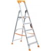 Hliníkové schodíky Manutan Expert s držiakom, 5 stupňov Hliníkové schodíky Manutan Expert s držiakom, 5 stupňov