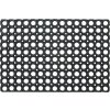 Rohožka pred dvere Domino gumená čierna 80 x 120 cm Rohožka pred dvere Domino gumená čierna 80 x 120 cm