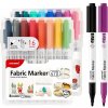 Sada popisovačov na textil Monami Fabric Marker 470, 15+1ks Sada popisovačov na textil Monami Fabric Marker 470, 15+1ks