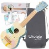 Classic World drevená ukulele gitara modrá