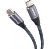 Premiumcord ku31cr3 USB-C (USB 3.2 Gen2x2, 5A, 100W, 20Gbit/s), 3m, šedý Premiumcord ku31cr3 USB-C (USB 3.2 Gen2x2, 5A, 100W, 20Gbit/s), 3m, šedý