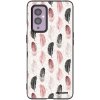 Picasee silikónový čierny obal pre OnePlus 9 - Pírka 2 Picasee silikónový čierny obal pre OnePlus 9 - Pírka 2