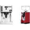 Rancilio Silvia PRO X + Eureka Mignon Bravo, CR ferrari red Rancilio Silvia PRO X + Eureka Mignon Bravo, CR ferrari red