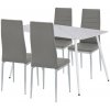 Jedálenský set Renton 4+1 sivý Jedálenský set Renton 4+1 sivý