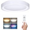 Solight LED osvetlenie s diaľkovým ovládačom Floco, 30W + 6W RGB, 2100lm, 40cm, zmena chromatickosti, stmievateľná Solight LED osvetlenie s diaľkovým ovládačom Floco, 30W + 6W RGB, 2100lm, 40cm, zmena chromatickosti, stmievateľná