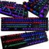 MECHANICKÁ HERNÁ KLÁVESNICA PODSVIETENÁ USB RGB LED STABILNÁ MECHANICKÁ HERNÁ KLÁVESNICA PODSVIETENÁ USB RGB LED STABILNÁ