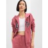 GAP Mikina s logom a fleece Ružová XXS Ružová Ružová GAP Mikina s logom a fleece Ružová XXS Ružová Ružová